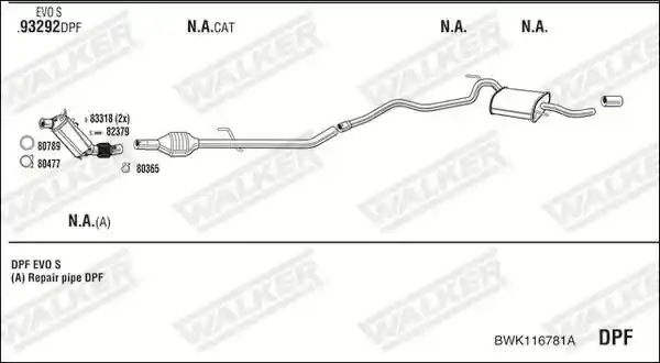 WALKER BWK116781A