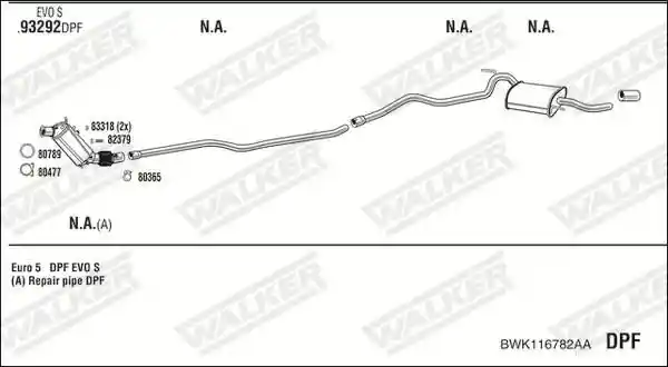 WALKER BWK116782AA