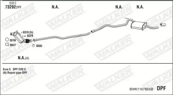 WALKER BWK116782AB