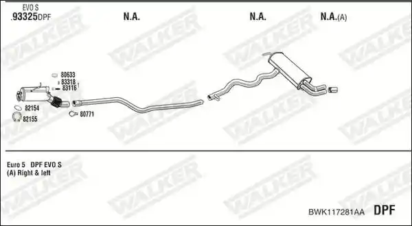 WALKER BWK117281AA