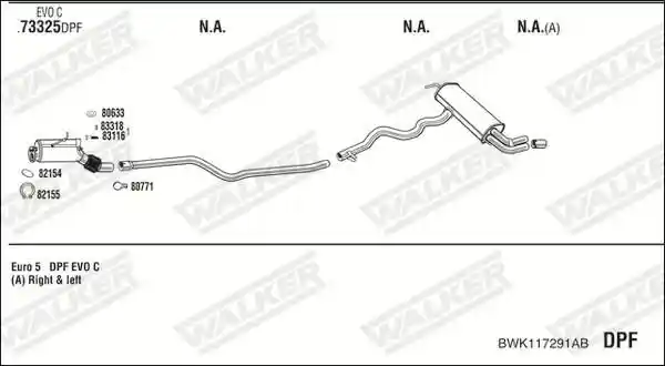 WALKER BWK117291AB