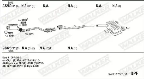 WALKER BWK117351BA