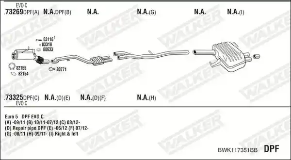 WALKER BWK117351BB