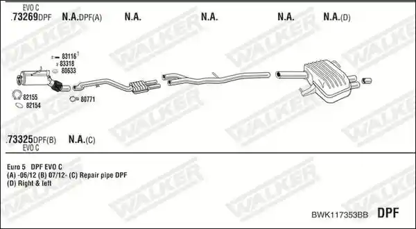 WALKER BWK117353BB