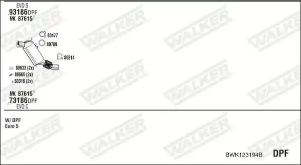 WALKER BWK123194B