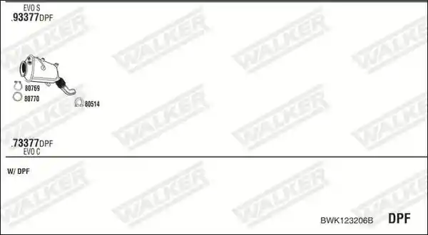 WALKER BWK123206B
