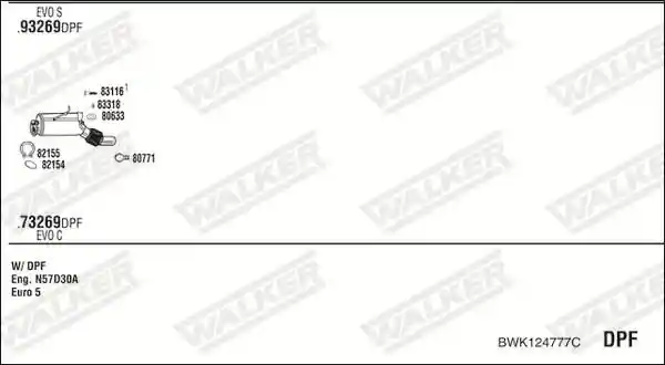WALKER BWK124777C