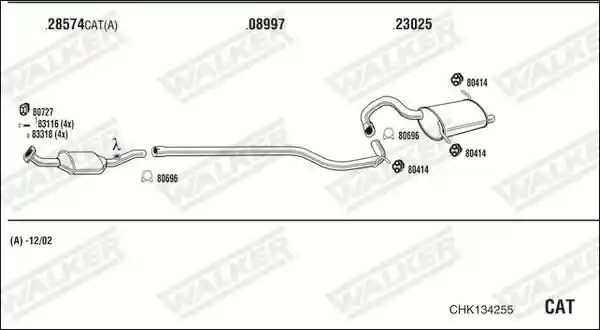 WALKER CHK134255
