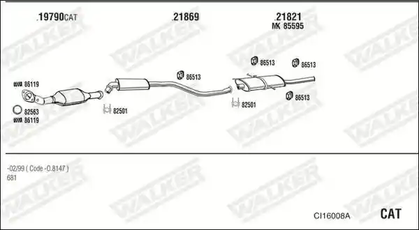 WALKER CI16008A