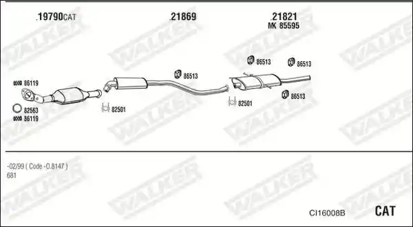 WALKER CI16008B