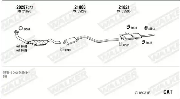 WALKER CI16031B