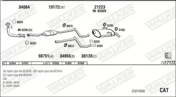 WALKER CI21000