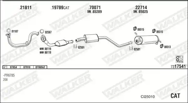 WALKER CI25010