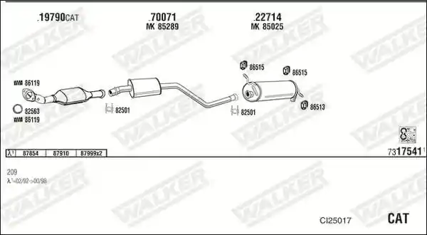 WALKER CI25017