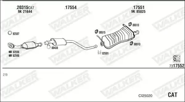 WALKER CI25020