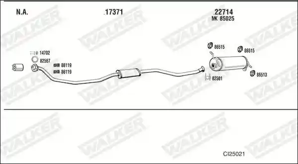 WALKER CI25021