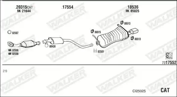 WALKER CI25025