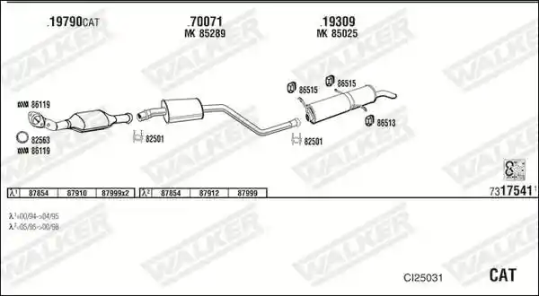 WALKER CI25031