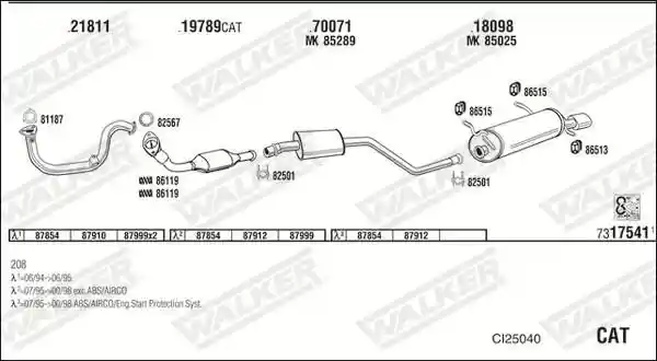 WALKER CI25040