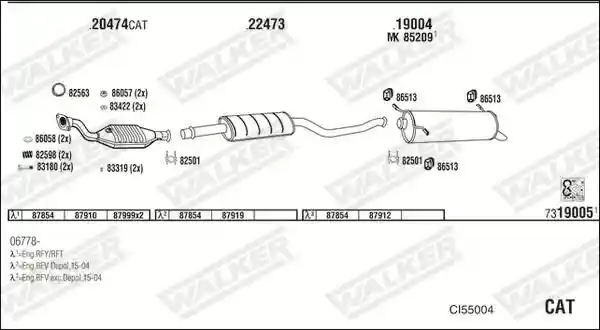 WALKER CI55004