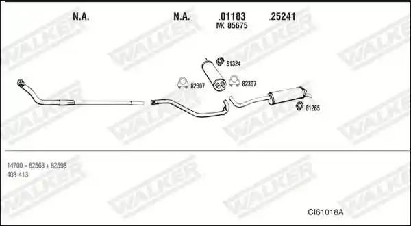 WALKER CI61018A
