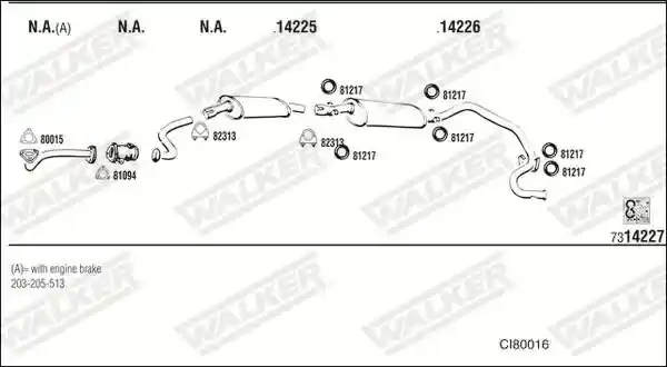 WALKER CI80016