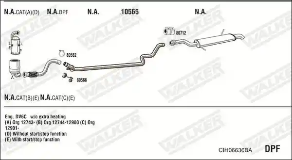 WALKER CIH06636BA