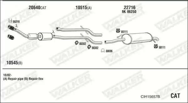 WALKER CIH15657B