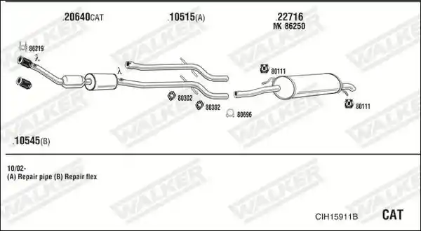 WALKER CIH15911B