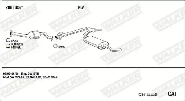 WALKER CIH16663B
