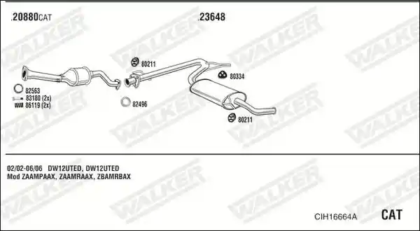 WALKER CIH16664A
