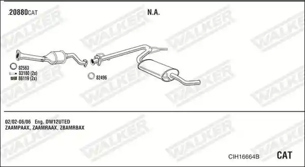 WALKER CIH16664B