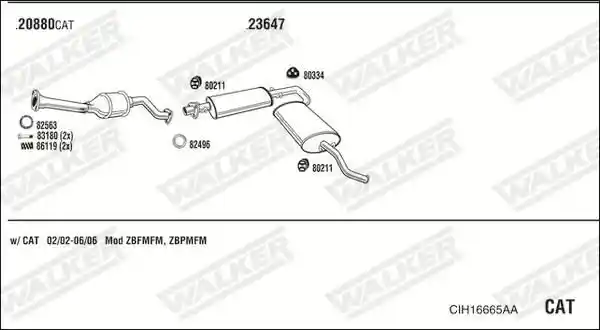 WALKER CIH16665AA