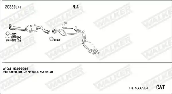 WALKER CIH16665BA