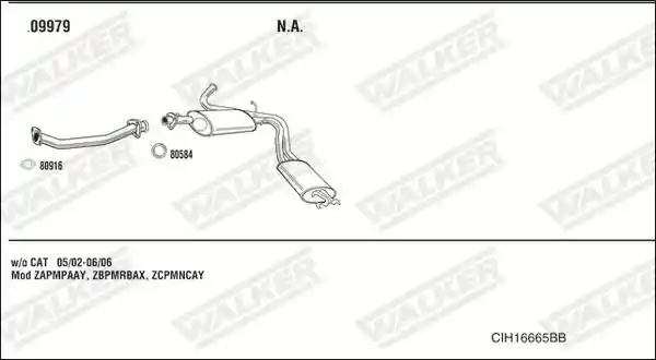 WALKER CIH16665BB