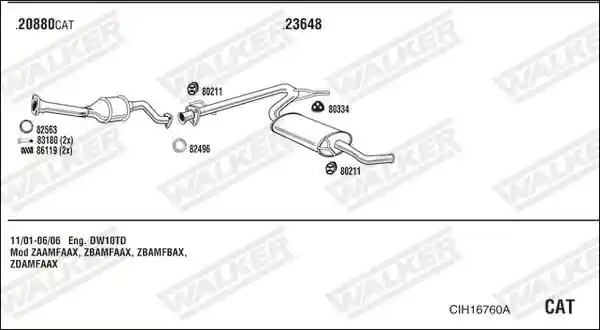 WALKER CIH16760A