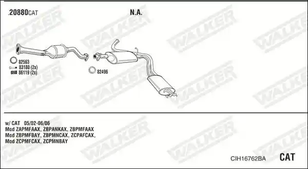 WALKER CIH16762BA