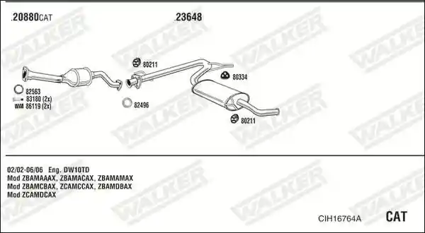 WALKER CIH16764A