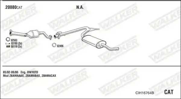 WALKER CIH16764B
