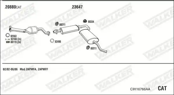 WALKER CIH16766AA