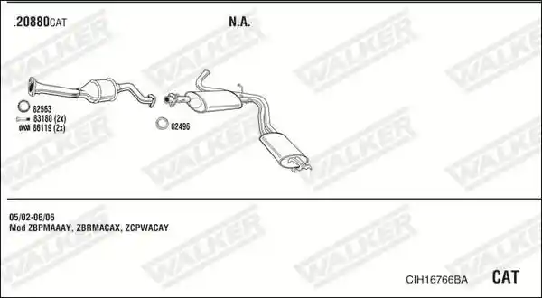 WALKER CIH16766BA