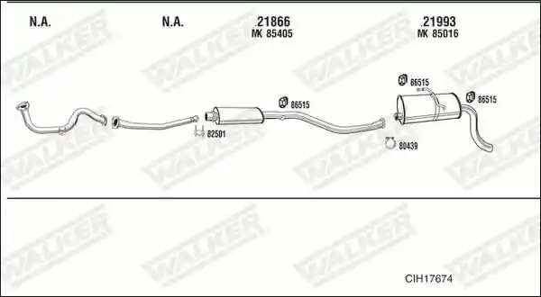 WALKER CIH17674