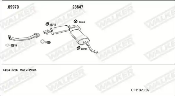 WALKER CIH18236A