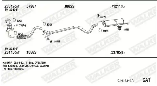 WALKER CIH18343A
