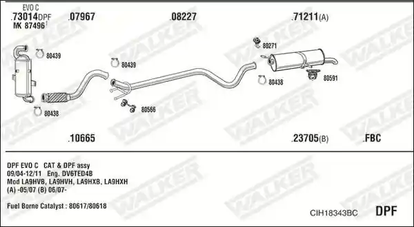 WALKER CIH18343BC