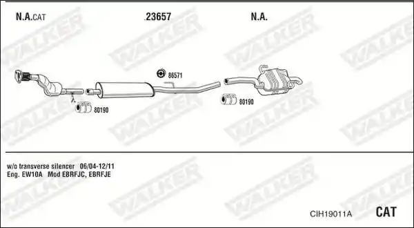 WALKER CIH19011A