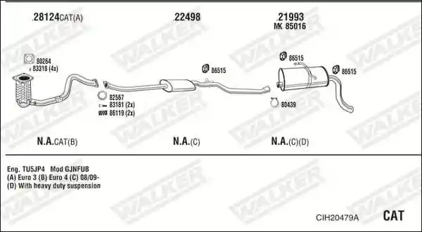 WALKER CIH20479A