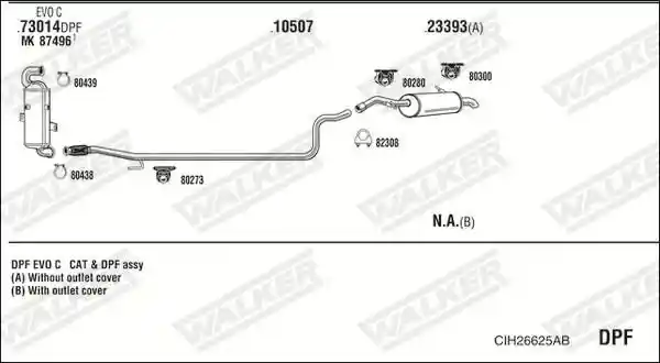 WALKER CIH26625AB