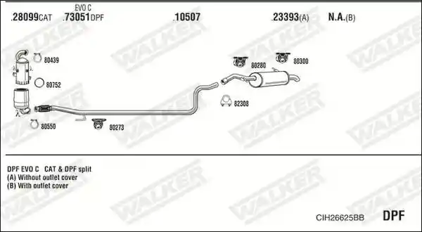 WALKER CIH26625BB