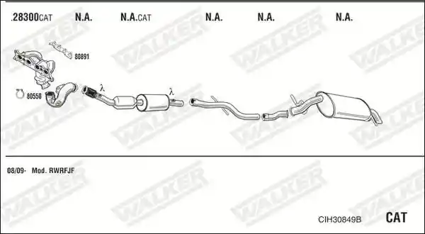 WALKER CIH30849B